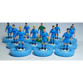 Subbuteo Andrew Table Soccer Tottenham Hotspur 1983-85 away kit on WSB Professional bases